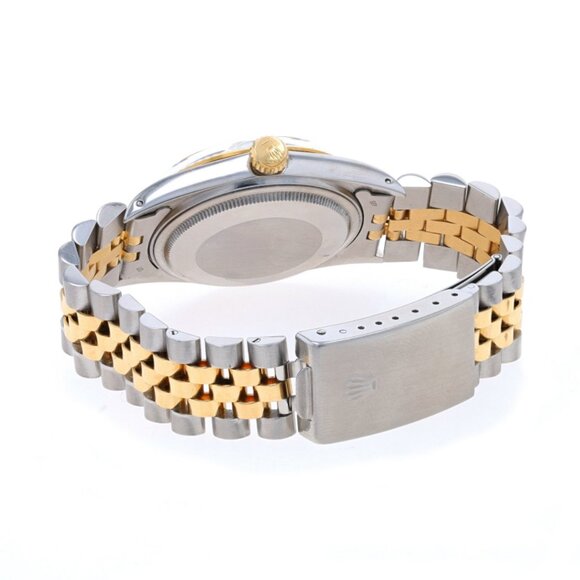 Rolex Datejust Men's Wristwatch 16013 Stainless YellowGold 18k Automatic 1YrWnty - Picture 6 of 8